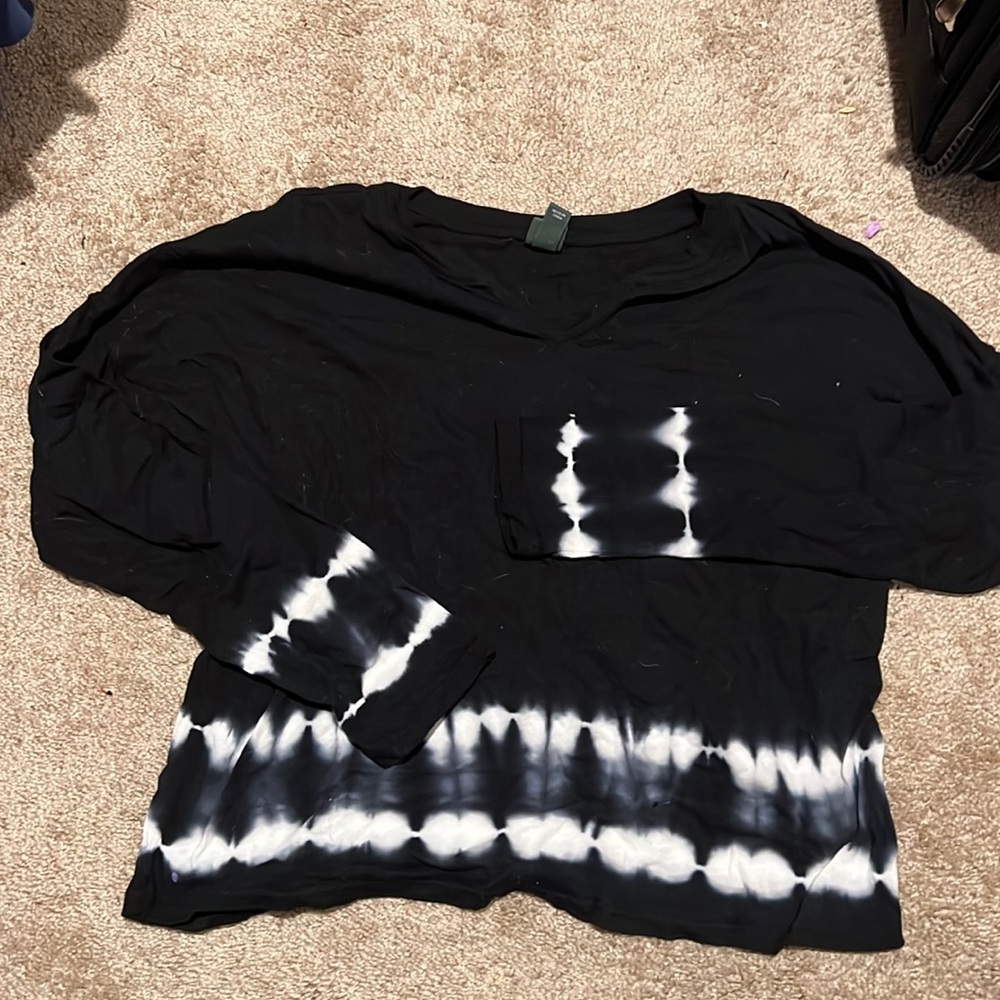 Long sleeve lounge shirt